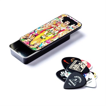JHPT02M JIMI HENDRIX BOLD AS LOVE PICK TIN ピック6枚入り缶パッケージ