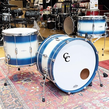C&C CUSTOM DRUMS USED 中古 Player Date I 3pc Set [20BD，13TT，16FT/Classic Blue & Silver Bop Duco]
