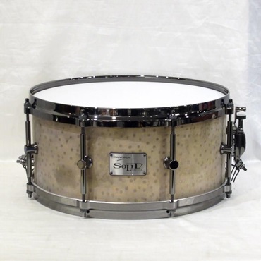 【値下げしました！】SMB2-1465 [Patina Solid Brass Snare Drum 14''×6.5'']【店頭展示特価品】