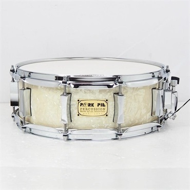 【最安SALE】8ply Maple Snare Drum 14×5 - Vintage White Marine Pearl Wrap【店頭展示特価品】