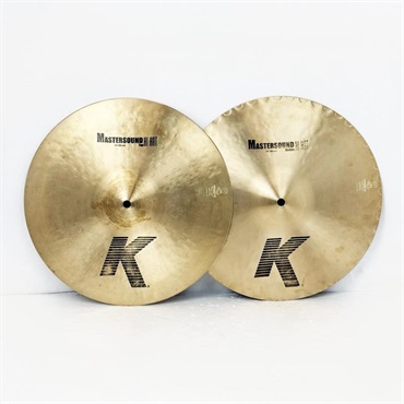 USED 中古 K Zildjian Mastersound HiHat 14 pair [Top:1098g/Bottom:1396g]