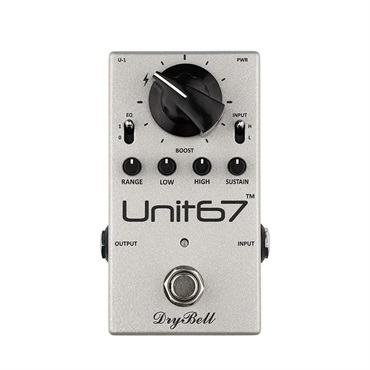 Unit67 [Tone Shaper， Compressor， EQ， Booster， Rangemaster]（ドライベル）