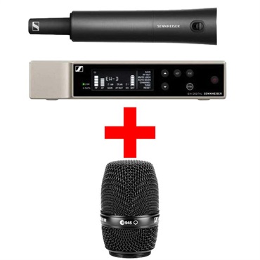SENNHEISER (Evolution Wireless Digitalシリーズ)EW-D SKM-S BASE SET (T12) +【MMD 945-1 BK 専用カプセルセット】(ゼンハイザー)(ワイヤレスマイク)(ハンドマイクベース+カプセルセット)