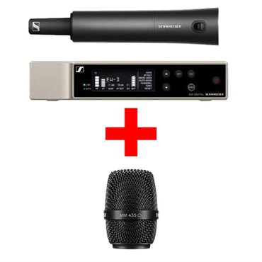 (Evolution Wireless Digitalシリーズ)EW-D SKM-S BASE SET (T12) +【MM 435 専用カプセルセット】(ゼンハイザー)(ワイヤレスマイク)(ハンドマイクベース+カプセルセット)