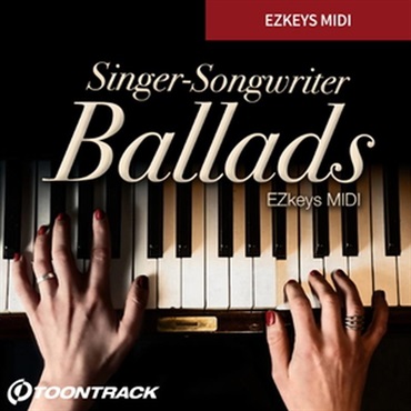 【トゥーントラックドラム系スーパーセール！】KEYS MIDI - SINGER SONGWRITER BALLADS(オンライン納品)(2時間以内に納品)
