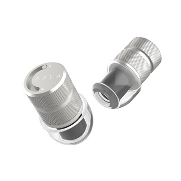POM1000 II Silver(シルバー)(アズラ)(ライブ用イヤープラグ)(耳栓)(密閉モード)(開放モード)(ポム栓)