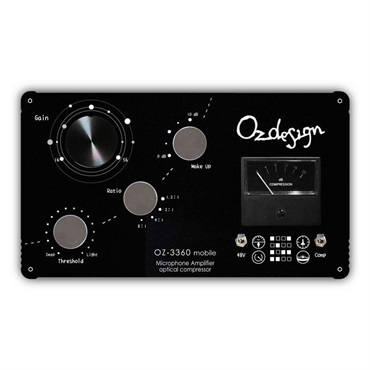 oz design 【受注生産品:2~3週間程度】 OZ-3360 mobile　1ch Mic Pre Amplifier Optical Compressor (オズデザイン)(マイクプリアンプ)