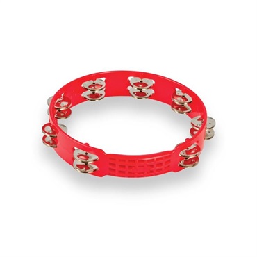 LPA191 [Aspire Plastic Tambourine 10 / Red]【在庫処分特価品】
