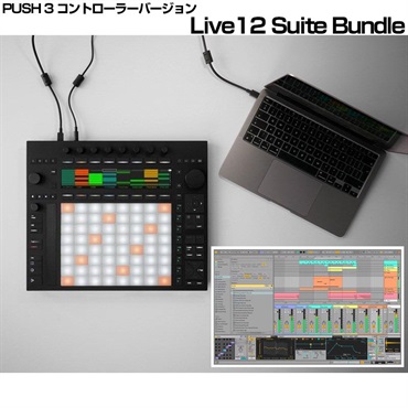 PUSH 3 コントローラーバージョン Live12 Suite Bundle (without processor) 【お取り寄せ委商品 / 納期は別途ご連絡】【Ableton Live対応コントローラー】(エイブルトン)