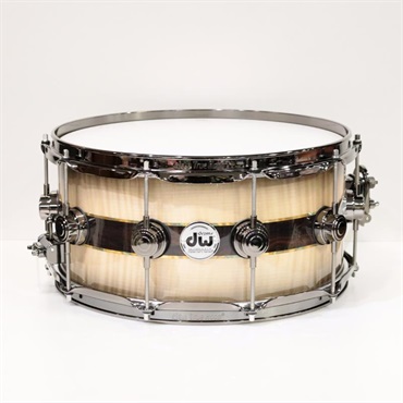 【イケベ楽器店創業50周年記念モデル】DR366514SSN-DC3 [Collector's Pure Maple ''333'' Shell 14x6.5 / Quick Candy Black Burst over Italian Sycamore Exotic Veneer - Ziricote Inlay w/ Gold Leaf Pinstripes]