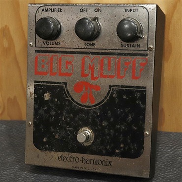 VINTAGE Big Muff Pi Version 3 OFF-ON Switch Black Line '76