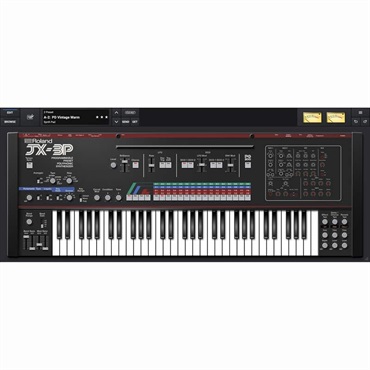 JX-3P Software Synthesizer [Lifetime Key] (ローランド)(ソフトシンセ)(オンライン納品)(2時間以内に納品)