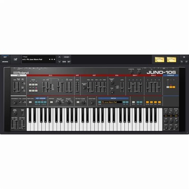 【ローランドクラウド期間限定オファー！】JUNO-106 Software Synthesizer [Lifetime Key] (ローランド)(ソフトシンセ)(オンライン納品)(2時間以内に納品)