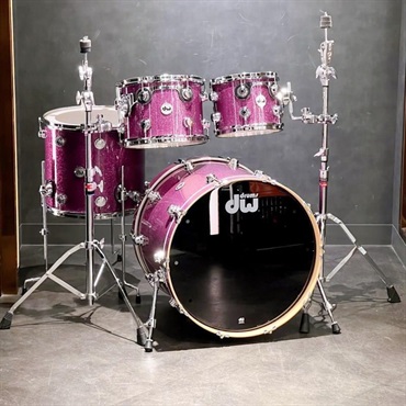 【創業50周年大決算SALE】 USED 中古品 Collector's Pure Maple 4pc Drum Kit [BD22，FT16，TT12&10 / Purple Glass FinishPly]