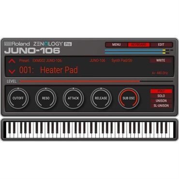 JUNO-106 Model Expansion [Lifetime Key] (ローランド)(ソフトシンセ)(オンライン納品)(2時間以内に納品)