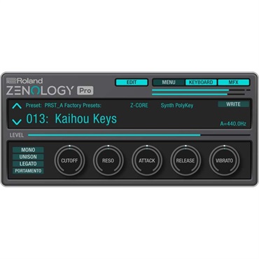 ZENOLOGY Pro Advanced Software Synthesizer [Lifetime Key] (ローランド)(ソフトシンセ)(オンライン納品)(2時間以内に納品)