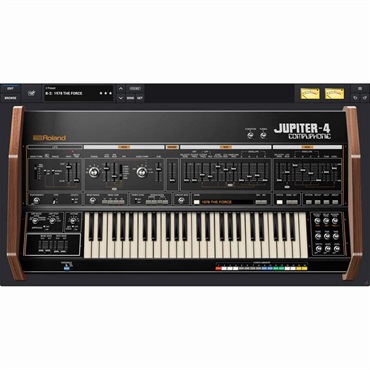 Roland JUPITER-4 Software Synthesizer [Lifetime Key] (ローランド)(ソフトシンセ)(オンライン納品)(2時間以内に納品)