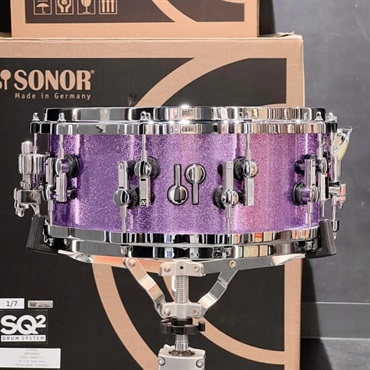 SONOR USED 中古品 SQ2 System Snare Drum - Maple Vintage 14×6 - Amethyst Sparkle 【特注品】