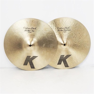 USED 中古 K Custom Dark HiHat 14 pair [Top:1016g/Bottom:1168g]