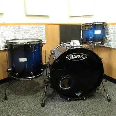 【イケベ大阪特売品！】USED 中古 Saturn Series 3pc Drum Set - Blue Galaxy Spaekle
