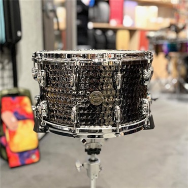 S1-0814-BSH [Full Range Snare Drums / Hammered Black Steel 14×8] 【店頭展示特価品】