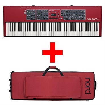 Nord Piano 6 73+専用キャリングケースセット (ノード)(73鍵)(ステージピアノ)(トリプルセンサー鍵盤)(Nord Piano6)※配送事項要ご確認