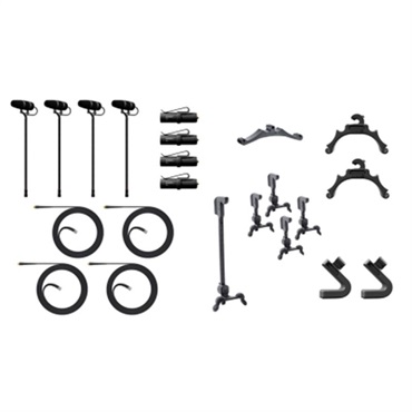 KIT-4099-DP-4C ツアリングキット マイク4本セット (ディーピーエー)(4099 CORE+)(コンデンサーマイク)(超単一指向)(スーパーカーディオイド)(MicroLock（マイクロロック）端子)(高感度モデル)