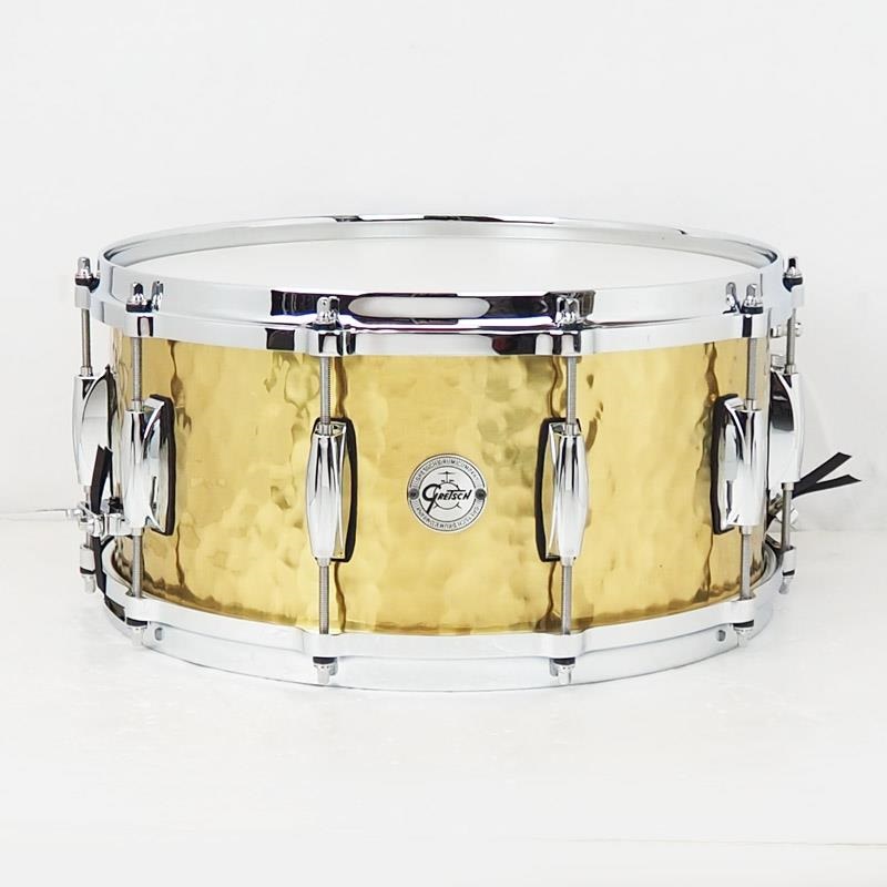 GRETSCH 【史上最大決算セール】S1-6514-BRH [Full Range Snare Drum / Hammered Brass 14×6.5]【店頭展示特価品】の商品画像