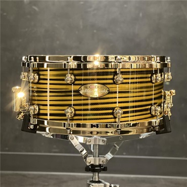 Masterworks Snare Drum 14x6.5 -Gold Swirl on Black Carbon【イケベ楽器店創業50周年記念モデル】