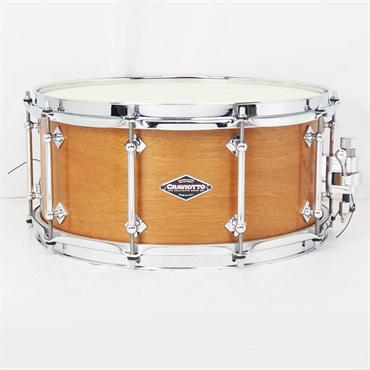 USED 中古 Custom Shop Solid Mahogany Shell Snare Drum 14×6.5