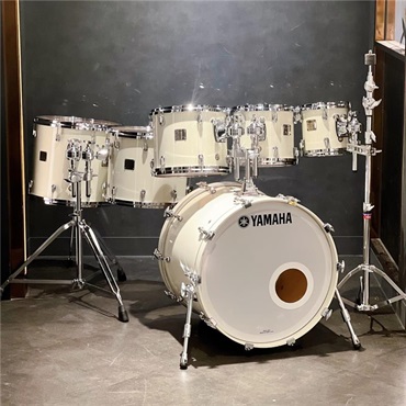 USED 中古品 Beech Custom Absolute Nouveau 6pc Drum Kit [22BD，8TT，10TT，12TT，14TT，16TT][Made in Japan/White Maica] 【ソフトケース付属】