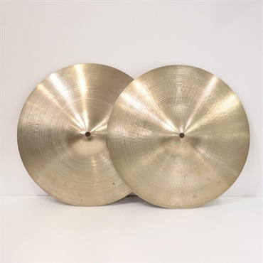 VINTAGE 1970's A Zildjian New Beat Hihat 14'' Pair [835g/1240g]