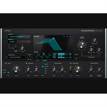 Softube Monoment Bass(ソフチューブ)(プラグインソフト)(オンライン納品)