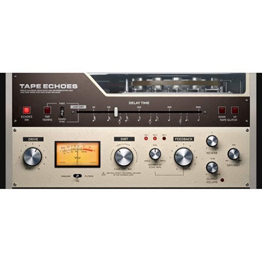 Tape Echoes(ソフチューブ)(プラグインソフト)(オンライン納品)
