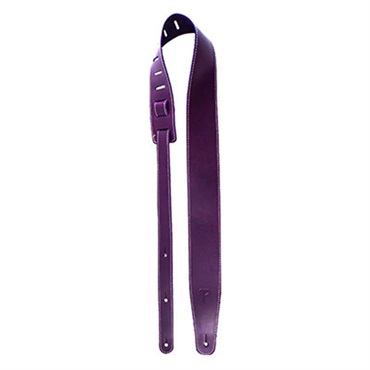 2.5 PURPLE BASEBALL LEATHER GUITAR STRAP