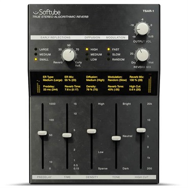 TSAR-1 Reverb(ソフチューブ)(プラグインソフト)(オンライン納品)