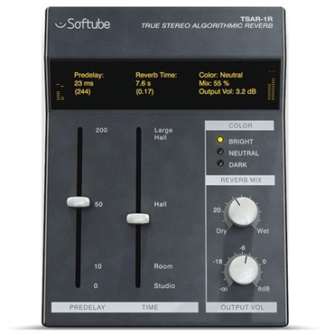 TSAR-1R Reverb(ソフチューブ)(プラグインソフト)(オンライン納品)