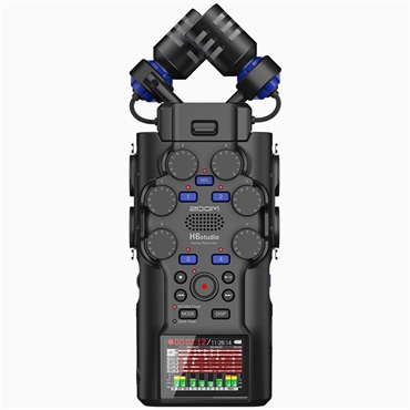 H6studio (ハンディーレコーダー)(ズーム)(XYステレオマイク搭載)(電池駆動可能)