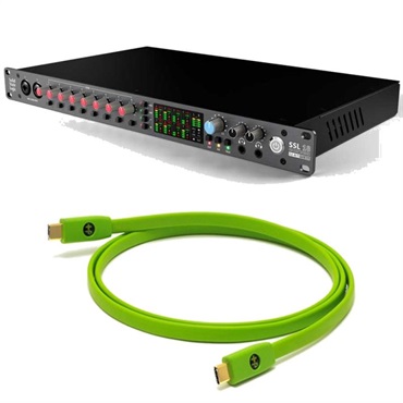 SSL18 + OYAIDE製高品質USBケーブルセット(Type C to C 1.0m)(26in28out USB オーディオインターフェイス)(SSL 18)(エスエスエル)(DTM)(オヤイデ)