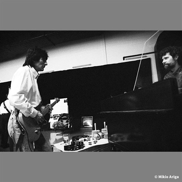 No. 04 Tokyo Japan 1990 Rehearsal ｽﾄｰﾝｽﾞ来日35周年有賀幹夫写真展額装