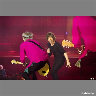 No. 10 Tokyo Japan 2014 ｽﾄｰﾝｽﾞ来日35周年有賀幹夫写真展額装