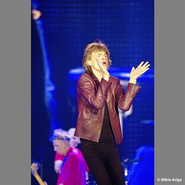 No. 13 Tokyo Japan 2014 ｽﾄｰﾝｽﾞ来日35周年有賀幹夫写真展額装