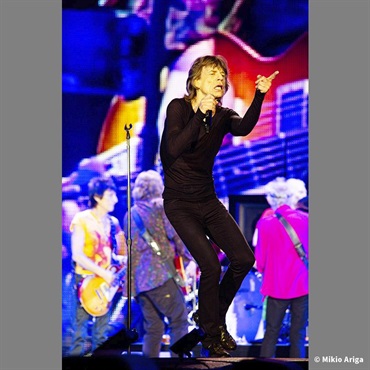 Ikebe Original No. 14 Tokyo Japan 2014 ｽﾄｰﾝｽﾞ来日35周年有賀幹夫写真展額装