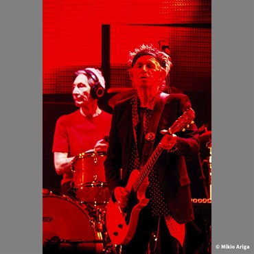 No. 16 Tokyo Japan 2014 ｽﾄｰﾝｽﾞ来日35周年有賀幹夫写真展額装