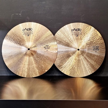 USED 中古 2002 Black Big Beat Hihat 16 pair [Top:938g/Bottom:1156g]