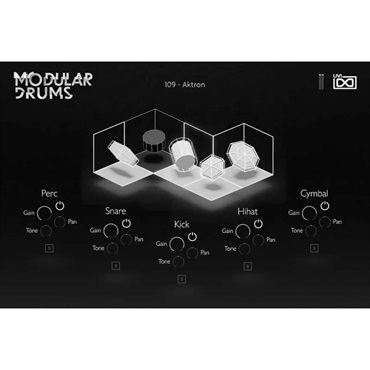 UVI Modular Drums (Falcon 2専用拡張パック)(モジュラードラム)(オンライン納品)