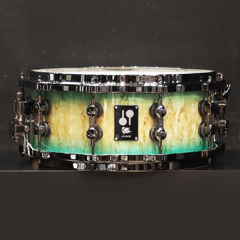 【イケベ楽器店創業50周年記念モデル】SQ2 System Snare Drum - Maple Vintage 14x6 - Blue Burst on Scandinavian Birchの商品画像