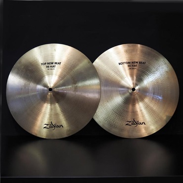USED 中古 80s A Zildjian New Beat HiHat 14 pair [Top:1036g/Bottom:1290g]