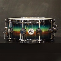 【受注生産品/納期約6か月、ご注文受付中！】Collector's SonicPly Snare Drum 14x5.5 [Natural to Quick Royal Blue Burst over Horizontal Padauk]