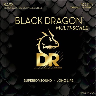 DRAGON SKIN＋ BLACK DRAGON Multi-Scale Bass Strings DBSMB6-30 【6弦用/30-125】